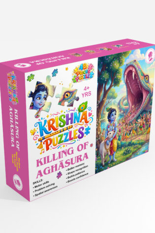 Killing of Aghāsura: 48-Jigsaw Puzzle